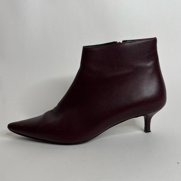 ANINE BING Stella Ankle Boot Burgundy Size 40 - Picture 6 of 12